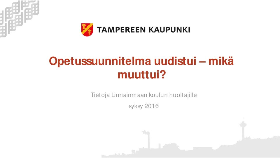 Tietoja Linnainmaan