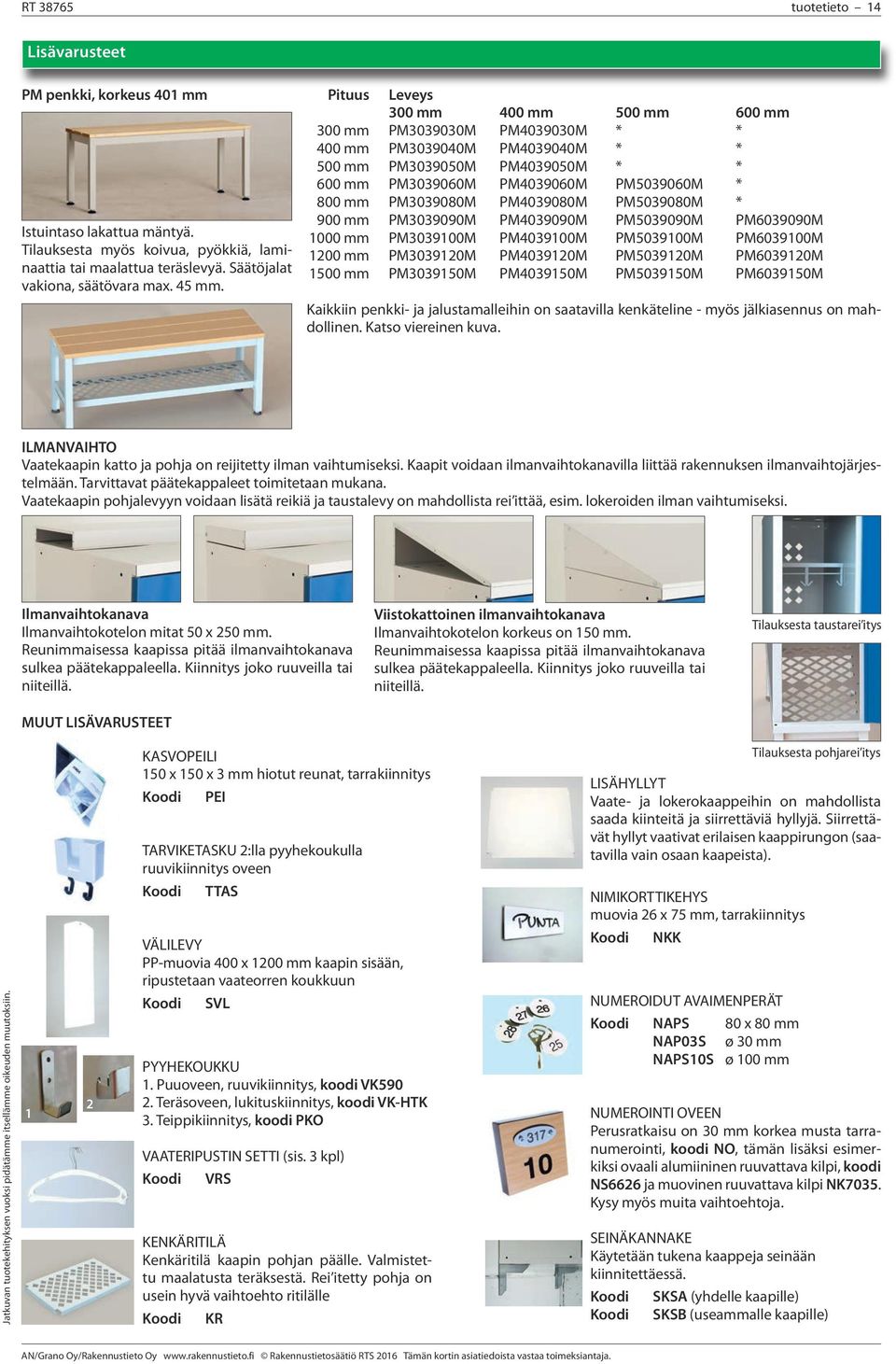 Pituus Leveys 300 mm 400 mm 500 mm 600 mm 300 mm PM3039030M PM4039030M * * 400 mm PM3039040M PM4039040M * * 500 mm PM3039050M PM4039050M * * 600 mm PM3039060M PM4039060M PM5039060M * 800 mm