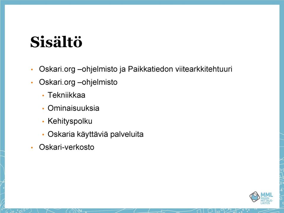 viitearkkitehtuuri Oskari.