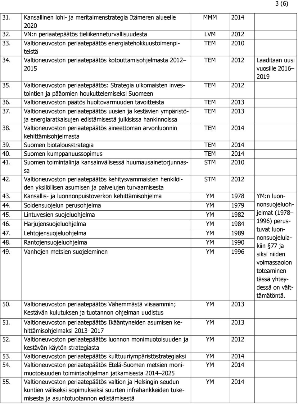 Valtioneuvoston periaatepäätös: Strategia ulkomaisten investointien ja pääomien houkuttelemiseksi Suomeen TEM 2010 36.