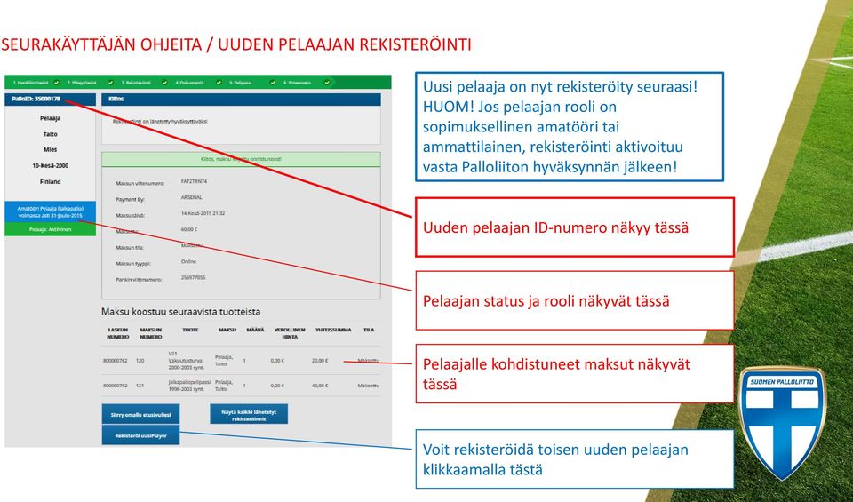 aktivoituu vasta Palloliiton hyväksynnän jälkeen!