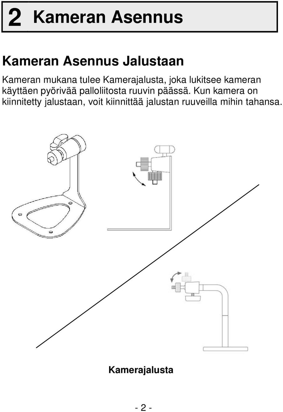 palloliitosta ruuvin päässä.