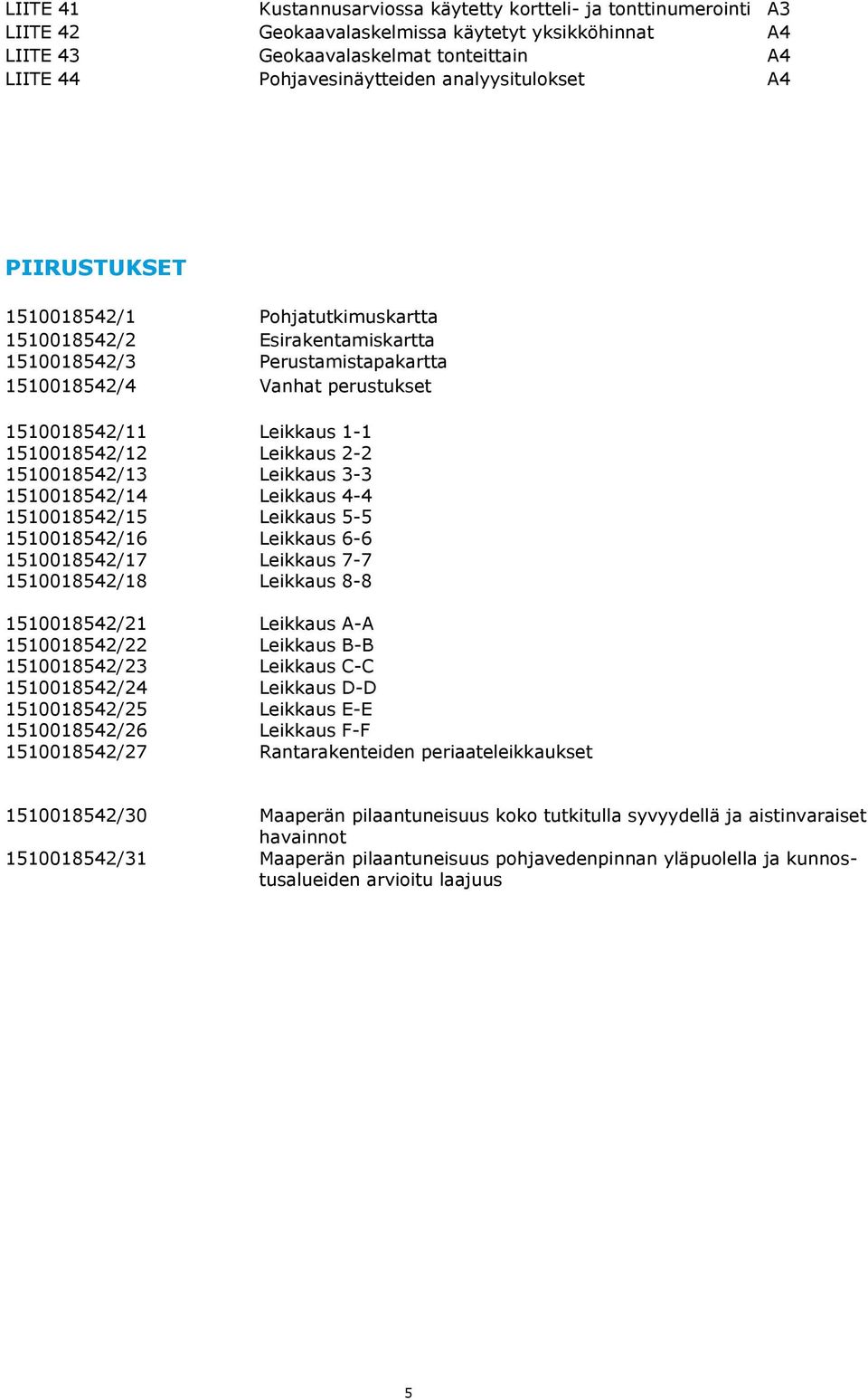 Leikkaus 22 15118542/13 Leikkaus 33 15118542/14 Leikkaus 44 15118542/15 Leikkaus 55 15118542/16 Leikkaus 66 15118542/17 Leikkaus 77 15118542/18 Leikkaus 88 15118542/21 Leikkaus AA 15118542/22