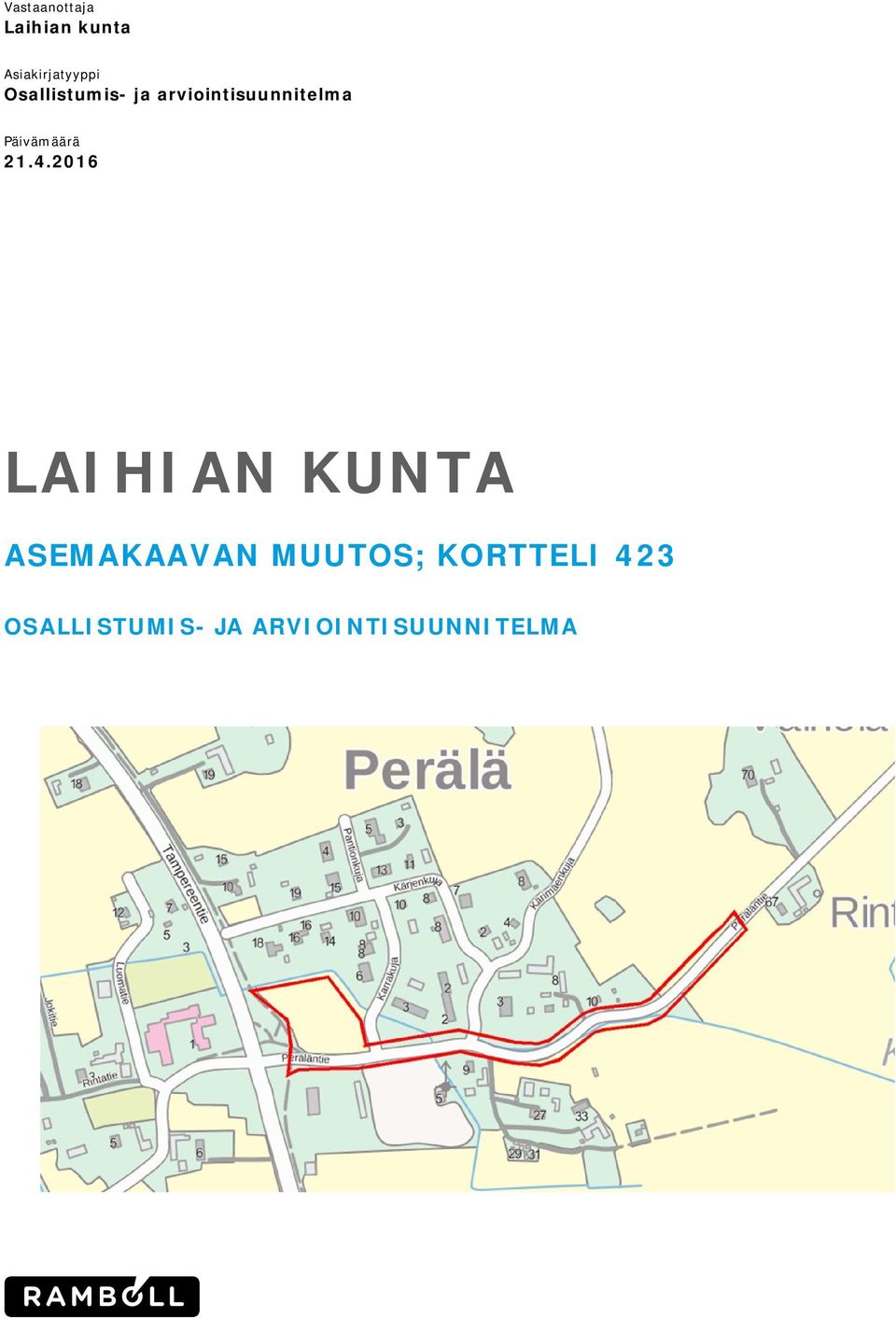 arviointisuunnitelma Päivämäärä 21.