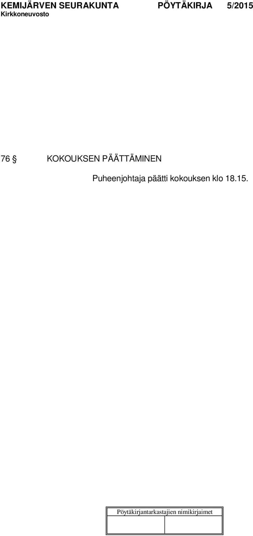 Puheenjohtaja