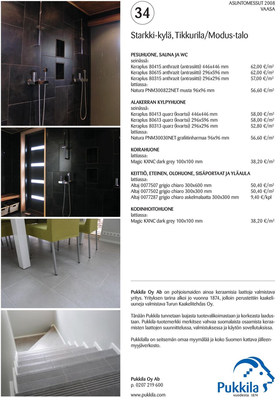 PNM30030NET grafi itinharmaa 96x96 mm KOIRAHUONE Magic KXNC dark grey 100x100 mm 62,00 /m² 62,00 /m² 57,00 /m² 56,60 /m² 58,00 /m² 58,00 /m² 52,80 /m² 56,60 /m² KEITTIÖ, ETEINEN, OLOHUONE,