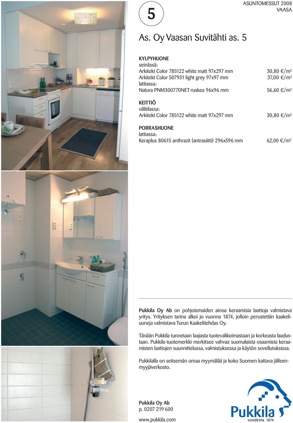 mm Natura PNM300770NET ruskea 96x96 mm KEITTIÖ välitilassa: Arkitekt Color 785122 white matt