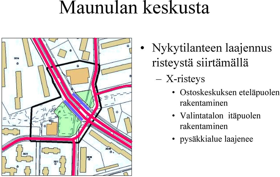 X-risteys Ostoskeskuksen