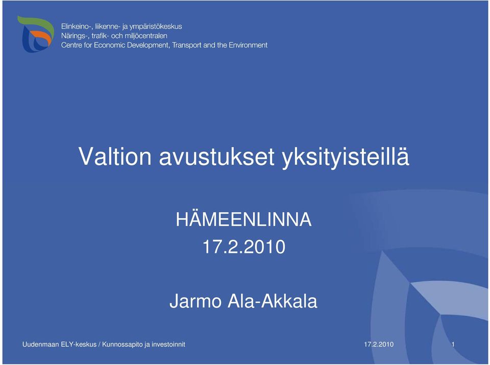 HÄMEENLINNA 17.2.