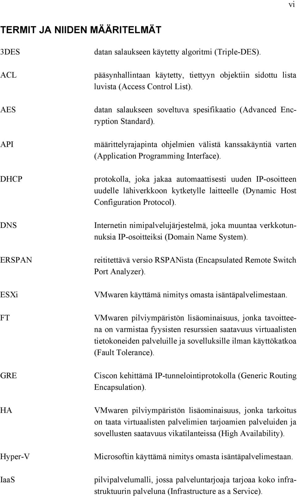 määrittelyrajapinta ohjelmien välistä kanssakäyntiä varten (Application Programming Interface).
