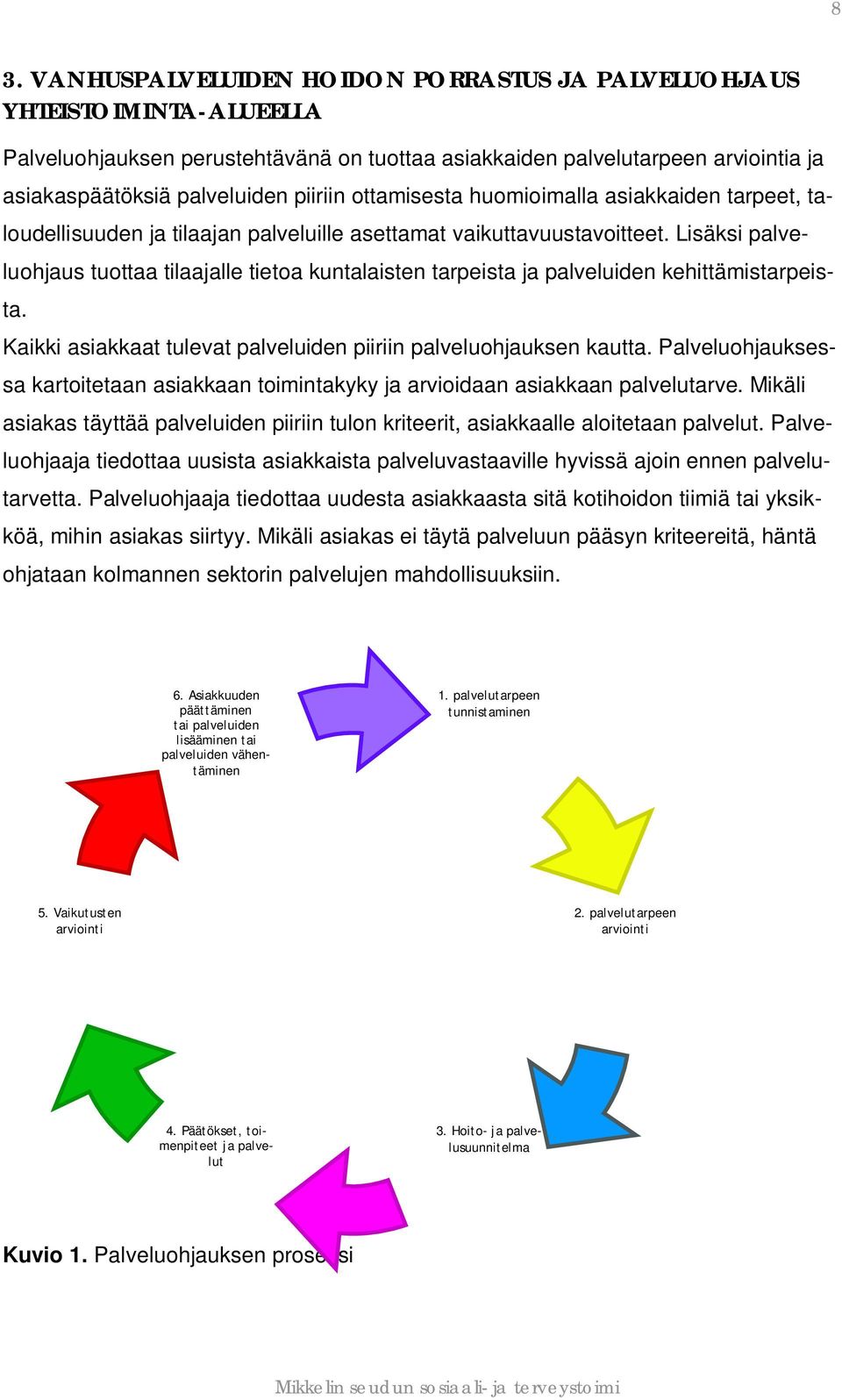 Lisäksi palveluohjaus tuottaa tilaajalle tietoa kuntalaisten tarpeista ja palveluiden kehittämistarpeista. Kaikki asiakkaat tulevat palveluiden piiriin palveluohjauksen kautta.