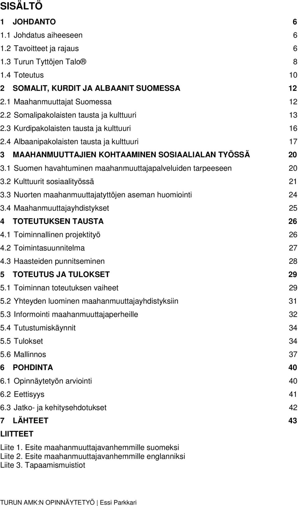 1 Suomen havahtuminen maahanmuuttajapalveluiden tarpeeseen 20 3.2 Kulttuurit sosiaalityössä 21 3.3 Nuorten maahanmuuttajatyttöjen aseman huomiointi 24 3.