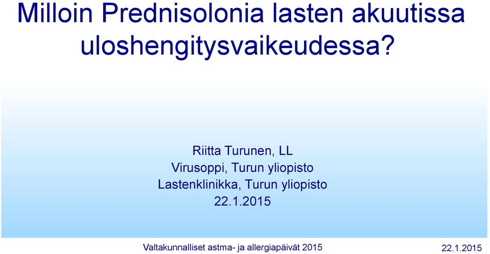 Riitta Turunen, LL Virusoppi, Turun