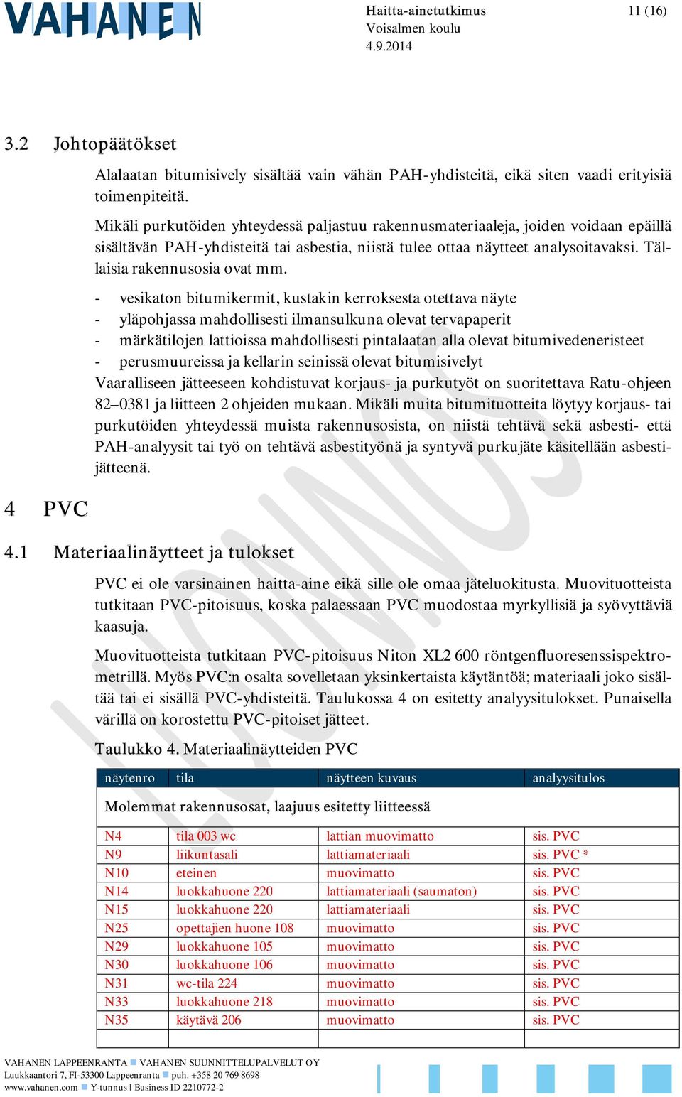 Tällaisia rakennusosia ovat mm.