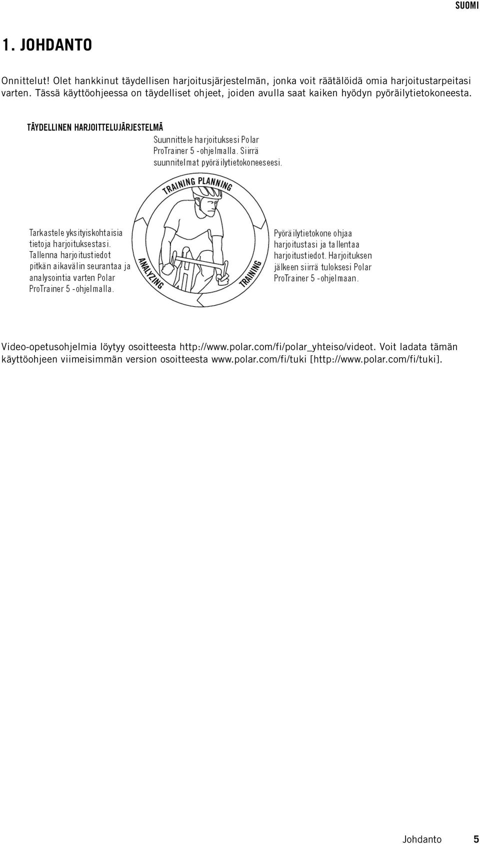 Tässä käyttöohjeessa on täydelliset ohjeet, joiden avulla saat kaiken hyödyn pyöräilytietokoneesta.