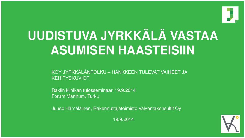 Raklin klinikan tulosseminaari 19.