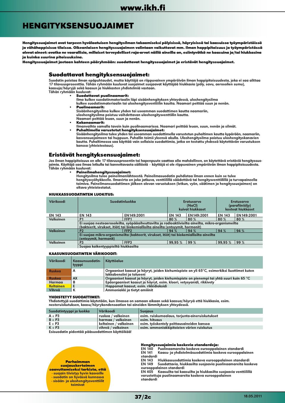 ilman happipitoisuus ja työympäristössä olevat aineet: ovatko ne vaarallisia, millaiset terveydelliset raja-arvot näillä aineilla on, esiintyvätkö ne kaasuina ja/tai hiukkasina ja kuinka suurina