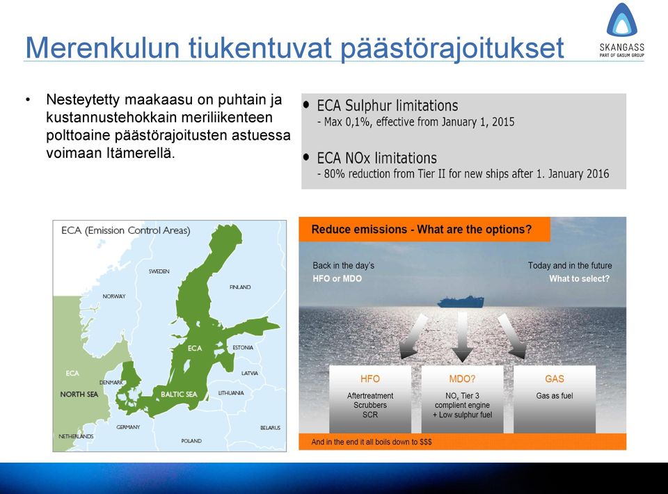 kustannustehokkain meriliikenteen