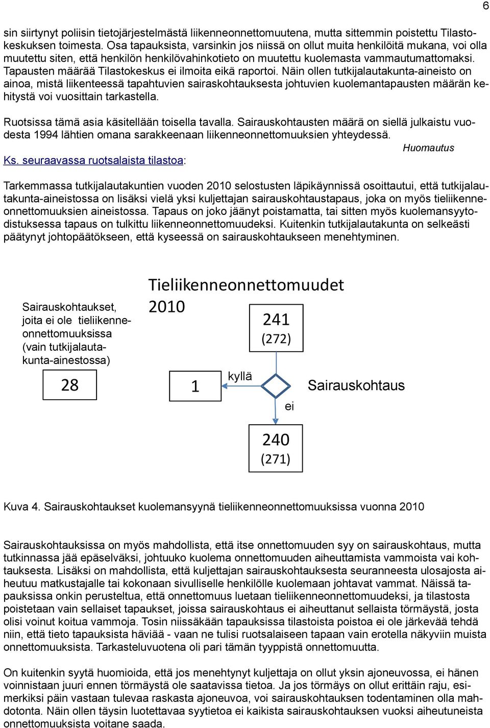 Tapausten määrää Tilastokeskus ei ilmoita eikä raportoi.