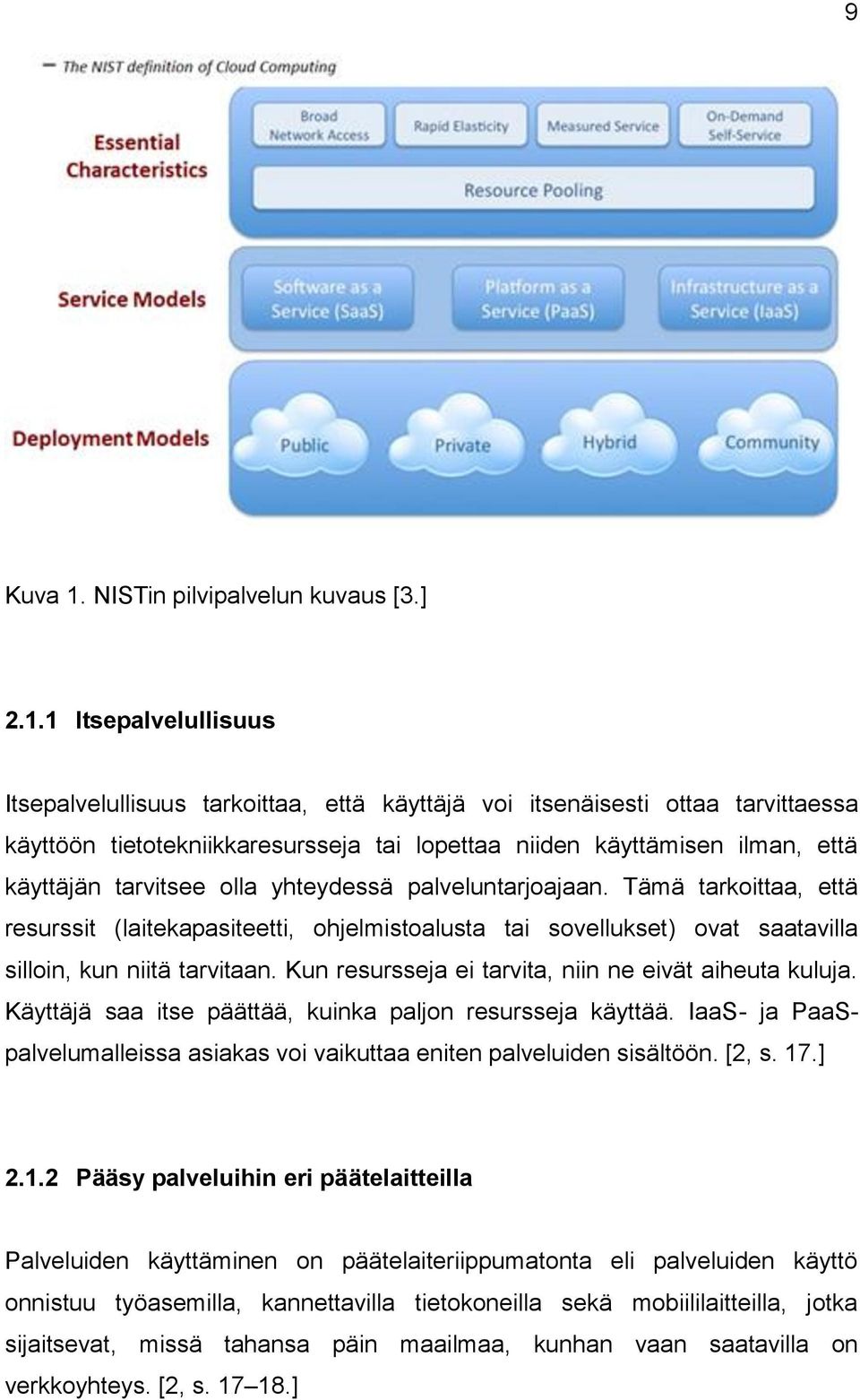 1 Itsepalvelullisuus Itsepalvelullisuus tarkoittaa, että käyttäjä voi itsenäisesti ottaa tarvittaessa käyttöön tietotekniikkaresursseja tai lopettaa niiden käyttämisen ilman, että käyttäjän tarvitsee