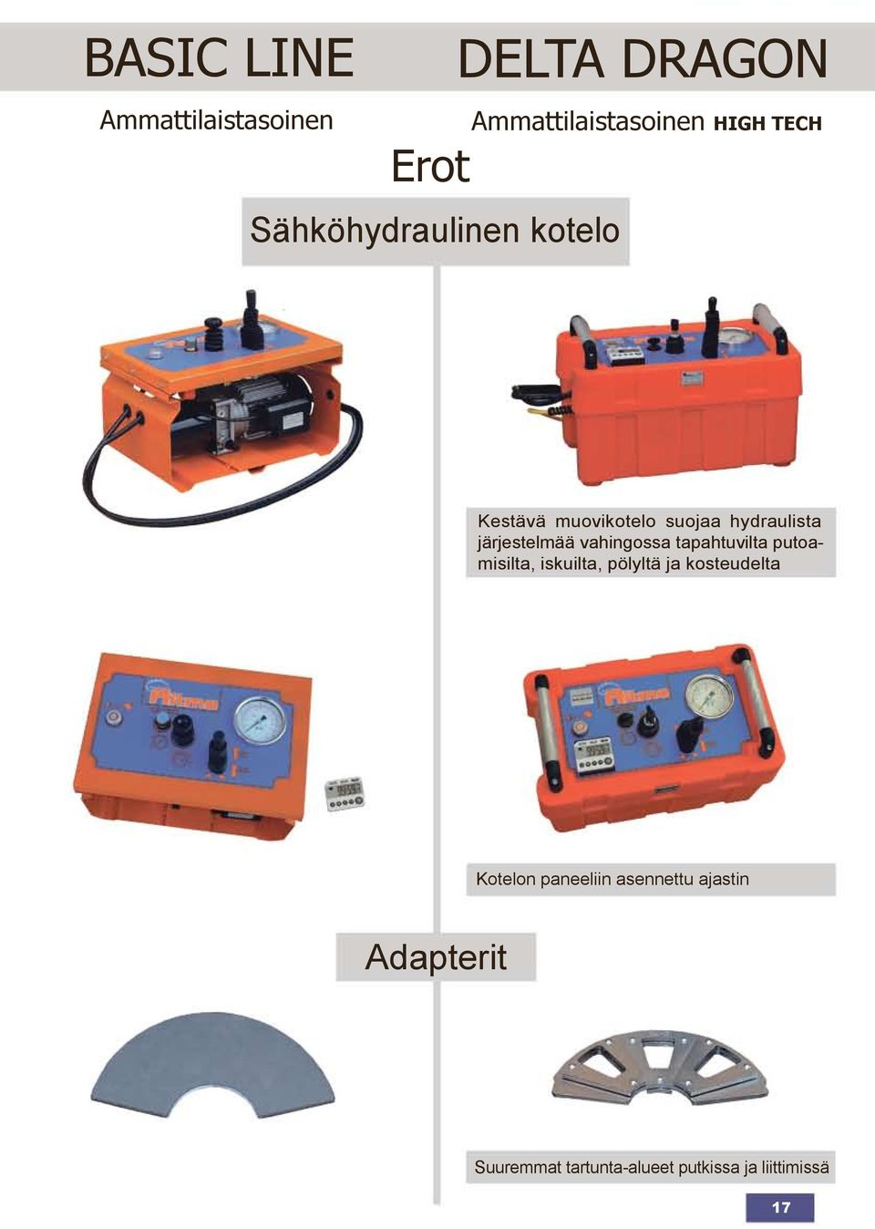 vahingossa tapahtuvilta putoamisilta, iskuilta, pölyltä ja kosteudelta Kotelon