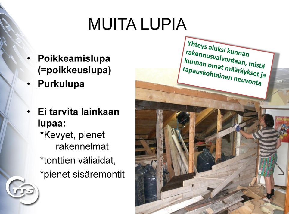 lainkaan lupaa: *Kevyet, pienet
