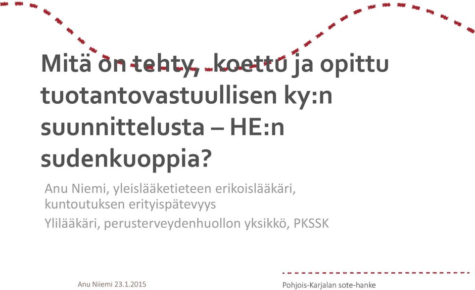 Anu Niemi, yleislääketieteen erikoislääkäri,