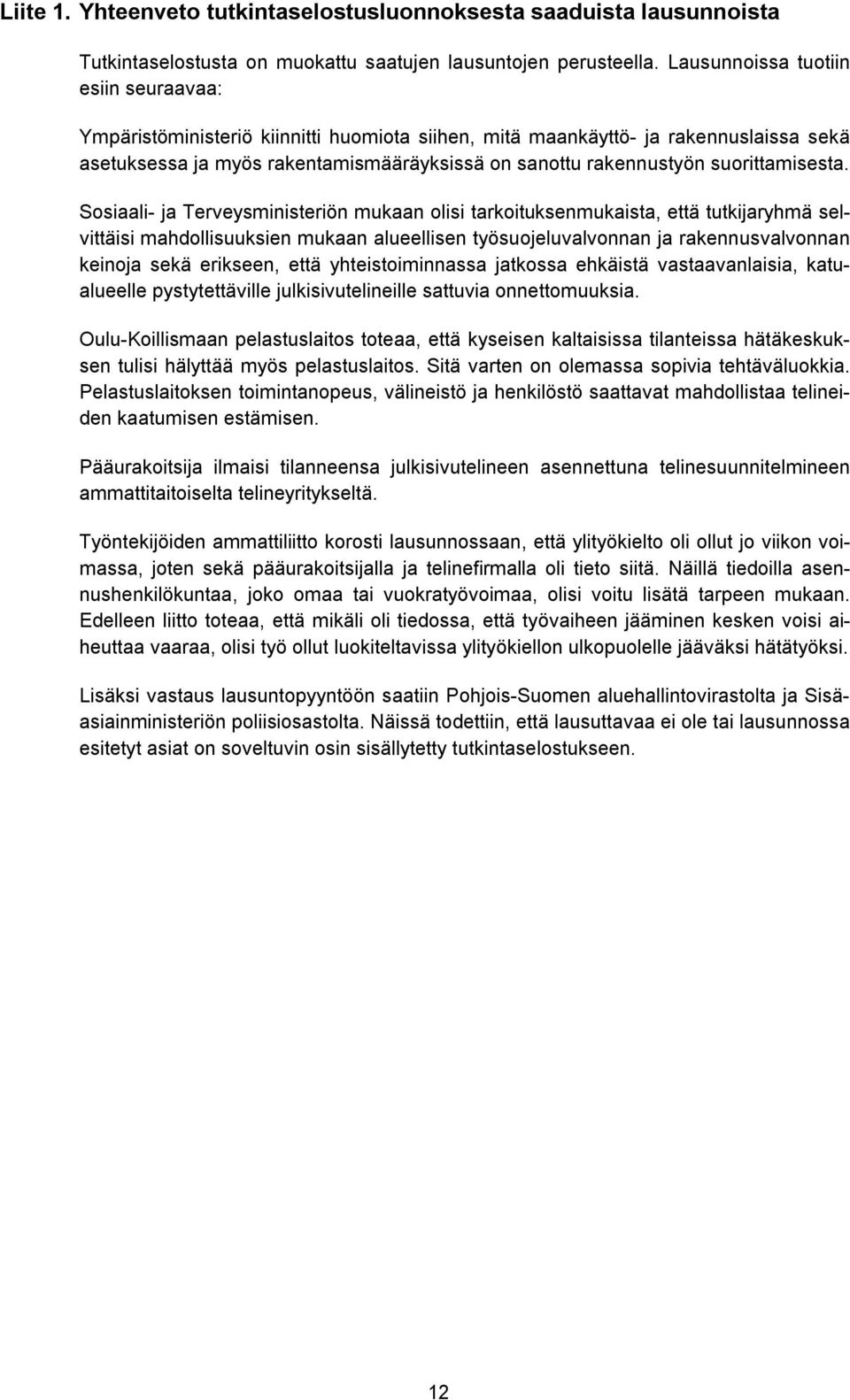 suorittamisesta.
