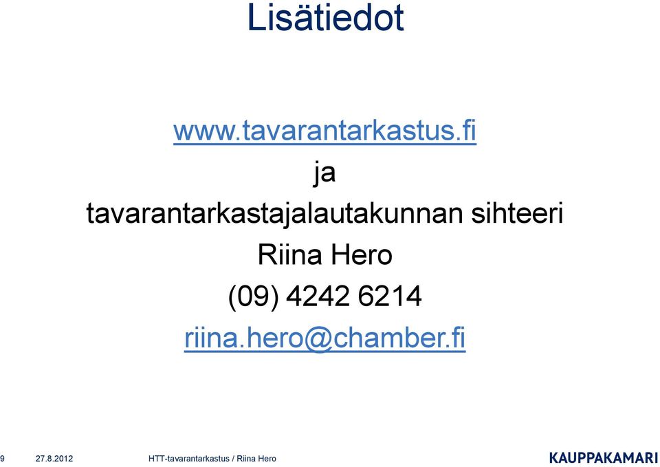 tavarantarkastajalautakunnan