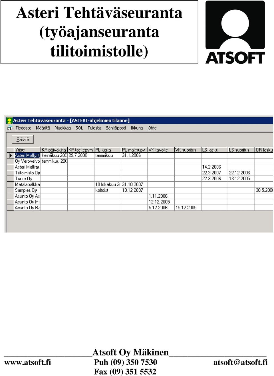 Atsoft Oy Mäkinen www.atsoft.