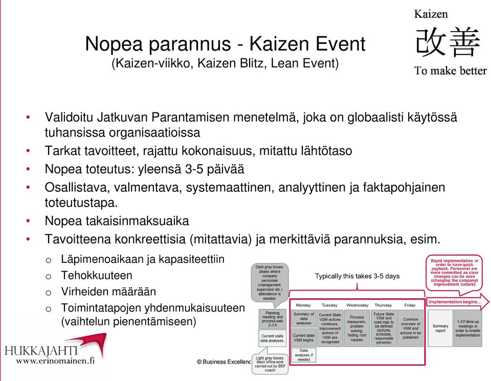 systemaattinen, analyyttinen ja faktapohjainen toteutustapa.