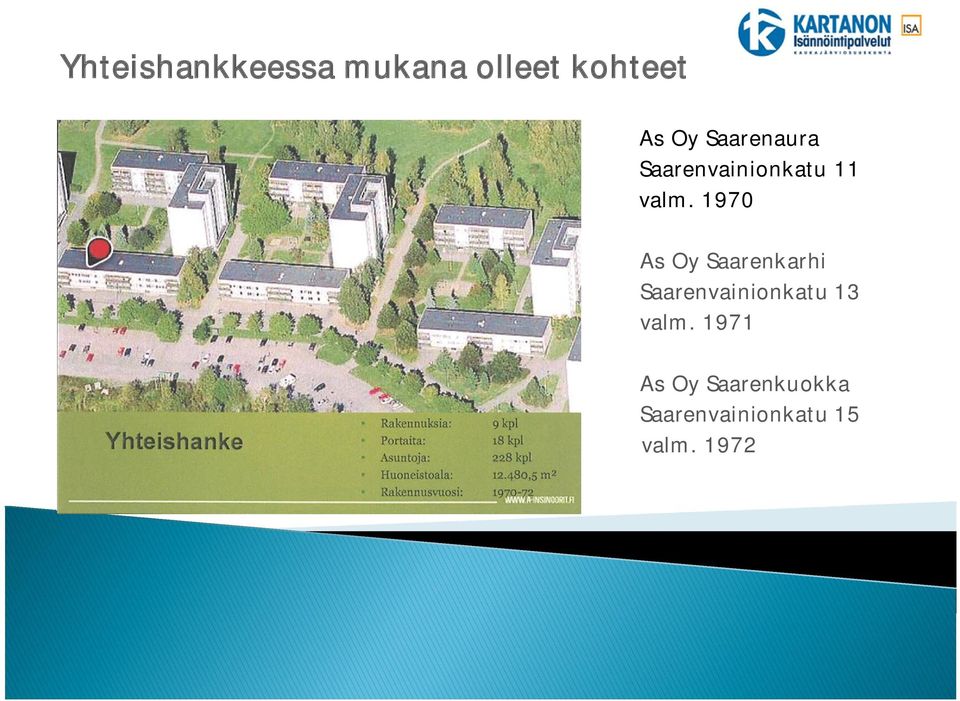 1970 As Oy Saarenkarhi Saarenvainionkatu 13