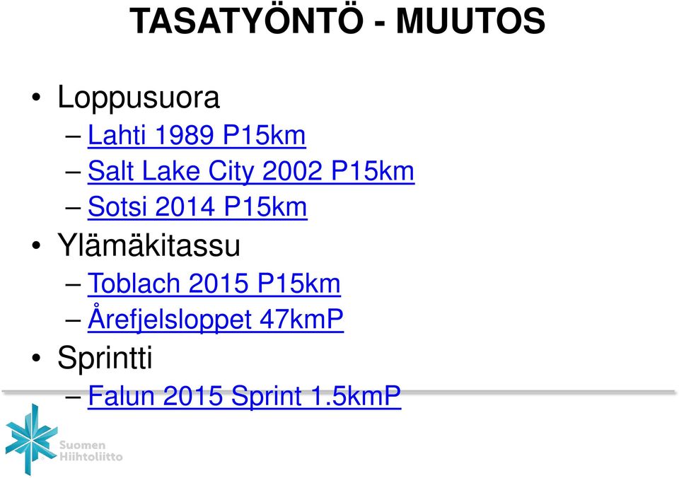 P15km Ylämäkitassu Toblach 2015 P15km