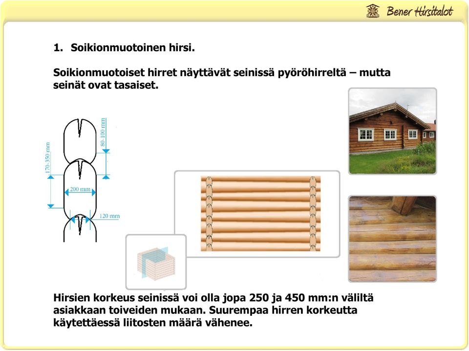 seinät ovat tasaiset.