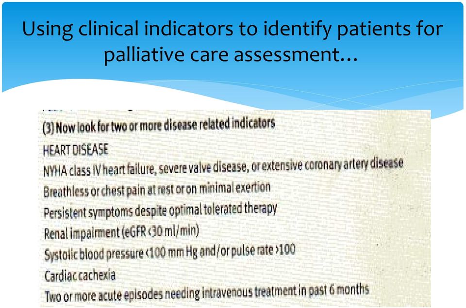 identify patients