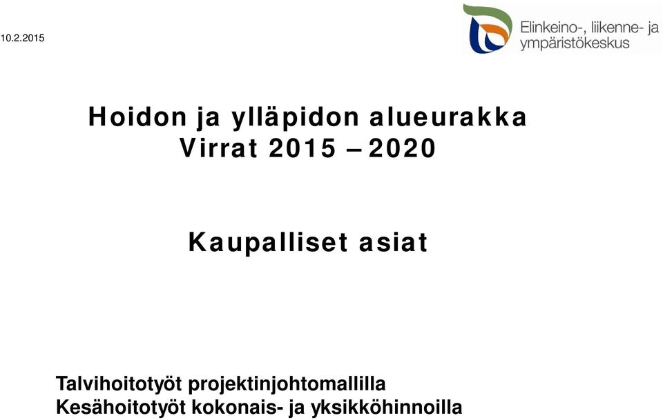 Talvihoitotyöt