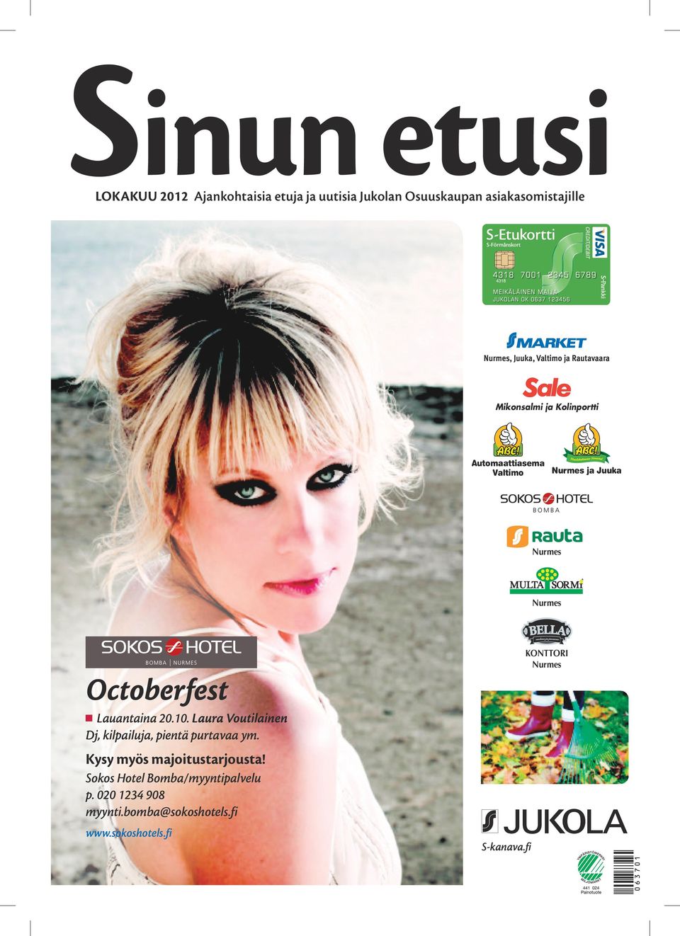 Octoberfest Lauantaina 20.10. Laura Voutilainen Dj, kilpailuja, pientä purtavaa ym.