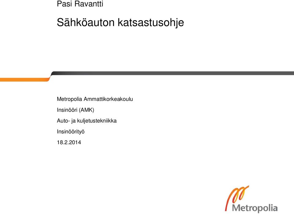 Ammattikorkeakoulu Insinööri