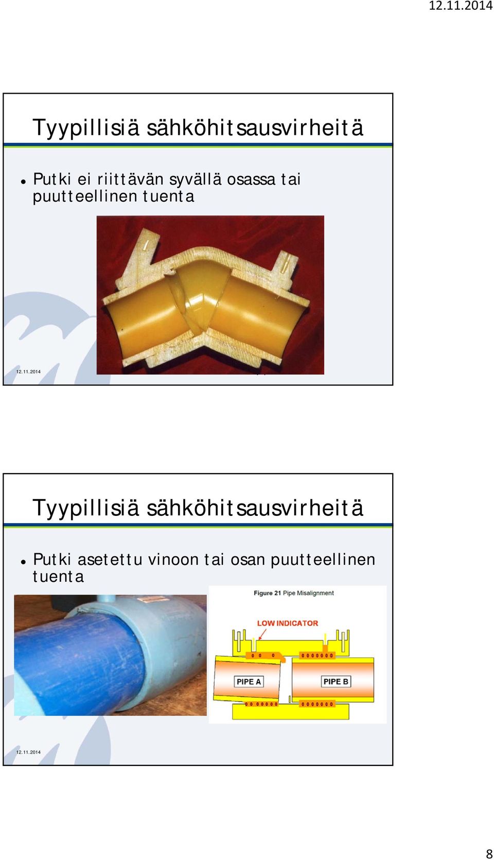 2014 Sähköhitsausjärjestelmä Tyypillisiä