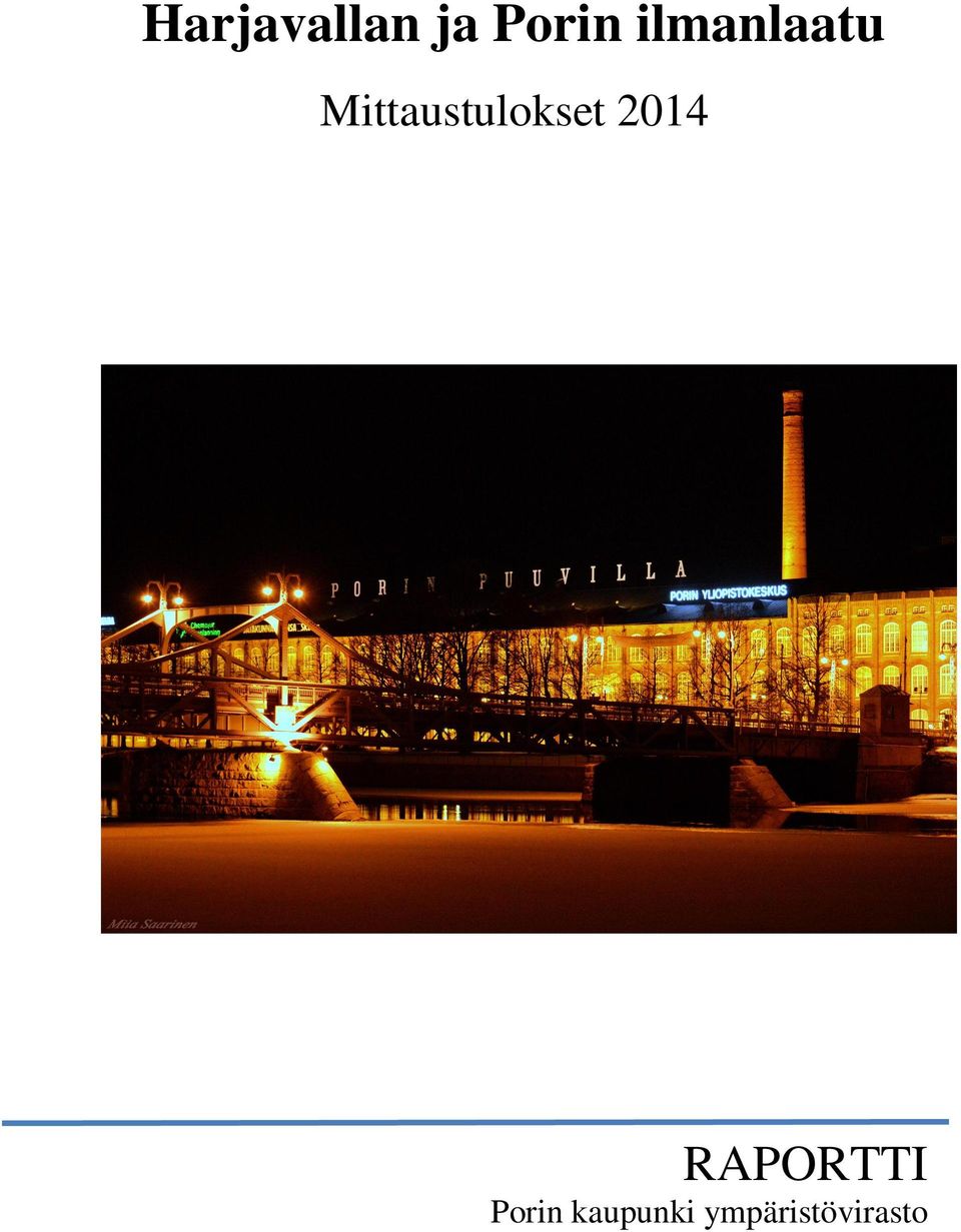 Mittaustulokset 2014