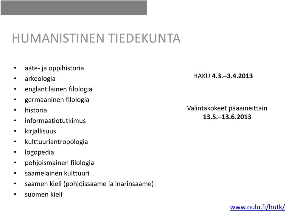 logopedia pohjoismainen filologia saamelainen kulttuuri saamen kieli (pohjoissaame ja