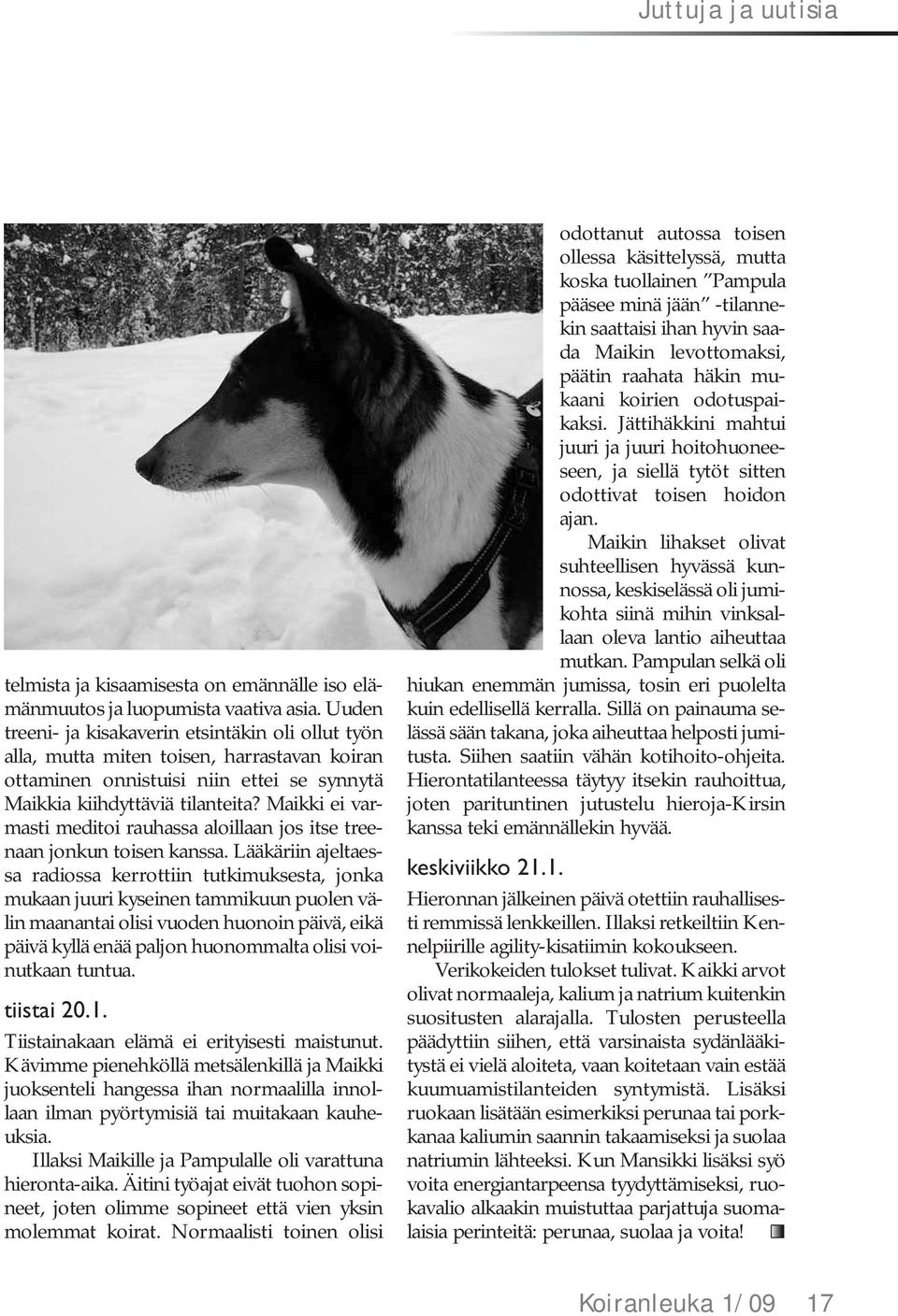 Maikki ei varmasti meditoi rauhassa aloillaan jos itse treenaan jonkun toisen kanssa.