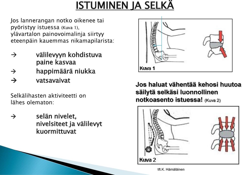 vatsavaivat Selkälihasten aktiviteetti on lähes olematon: Jos haluat vähentää kehosi huutoa säilytä selkäsi