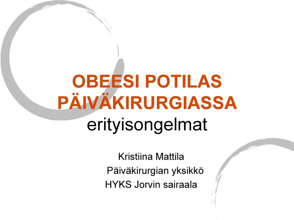 erityisongelmat Kristiina