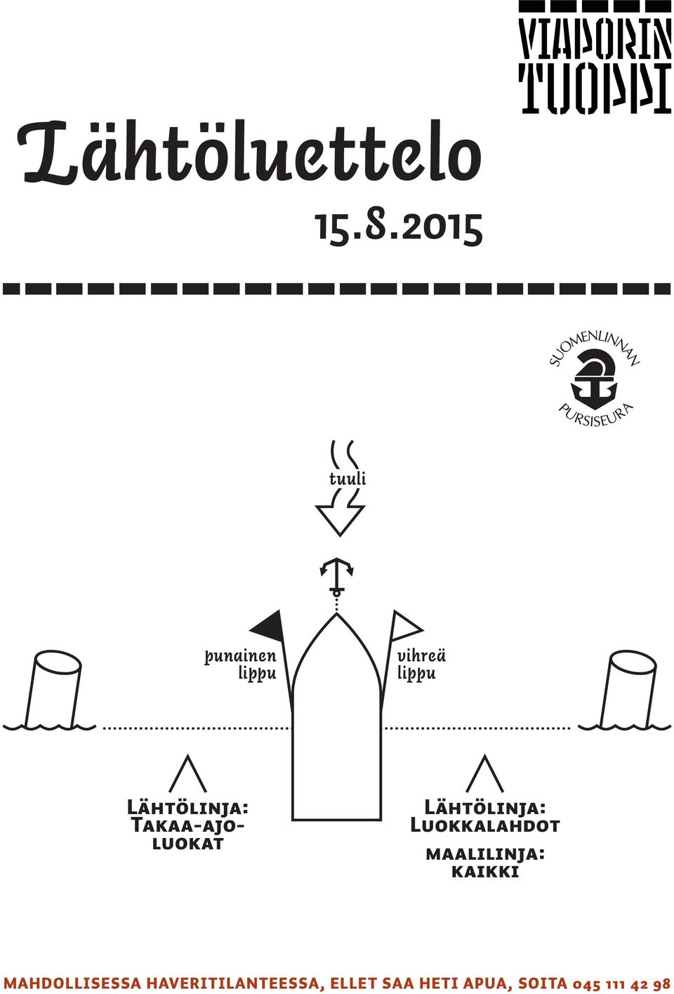 Takaa-ajoluokat Lähtölinja: Luokkalahdot