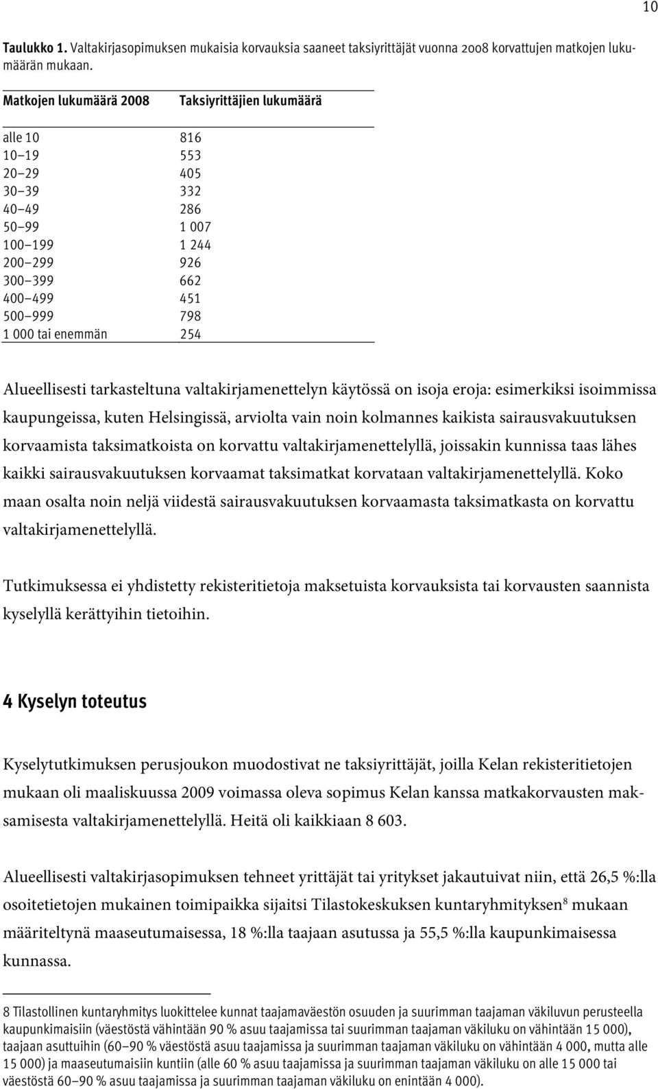 Alueellisesti tarkasteltuna valtakirjamenettelyn käytössä on isoja eroja: esimerkiksi isoimmissa kaupungeissa, kuten Helsingissä, arviolta vain noin kolmannes kaikista sairausvakuutuksen korvaamista