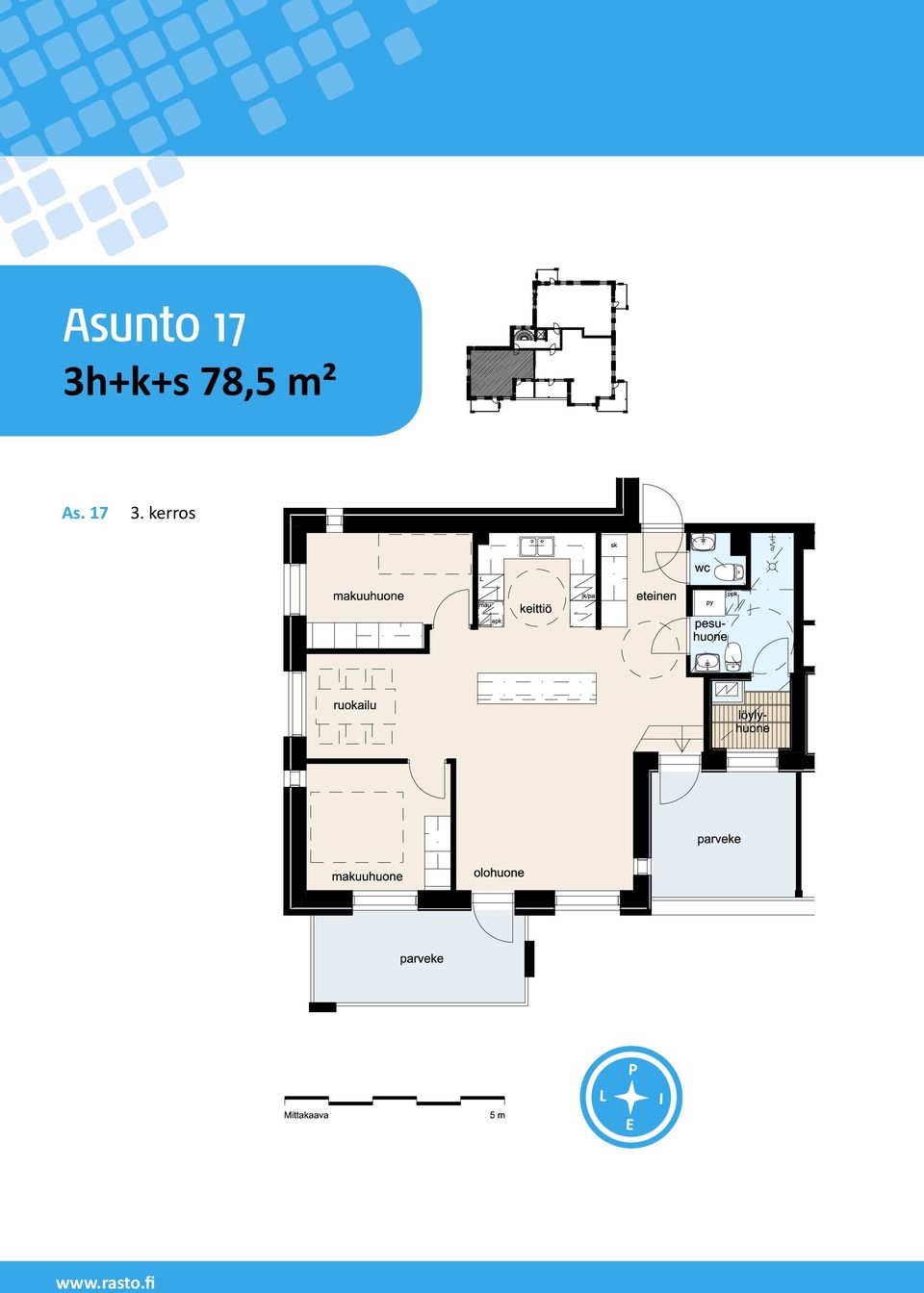 78,5 m² As.