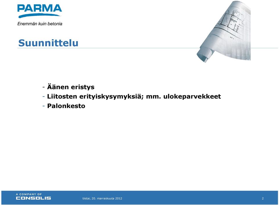 mm. ulokeparvekkeet -