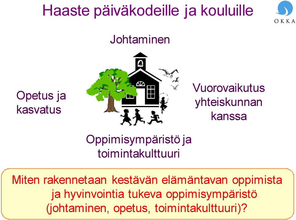 toimintakulttuuri Miten rakennetaan kestävän elämäntavan oppimista