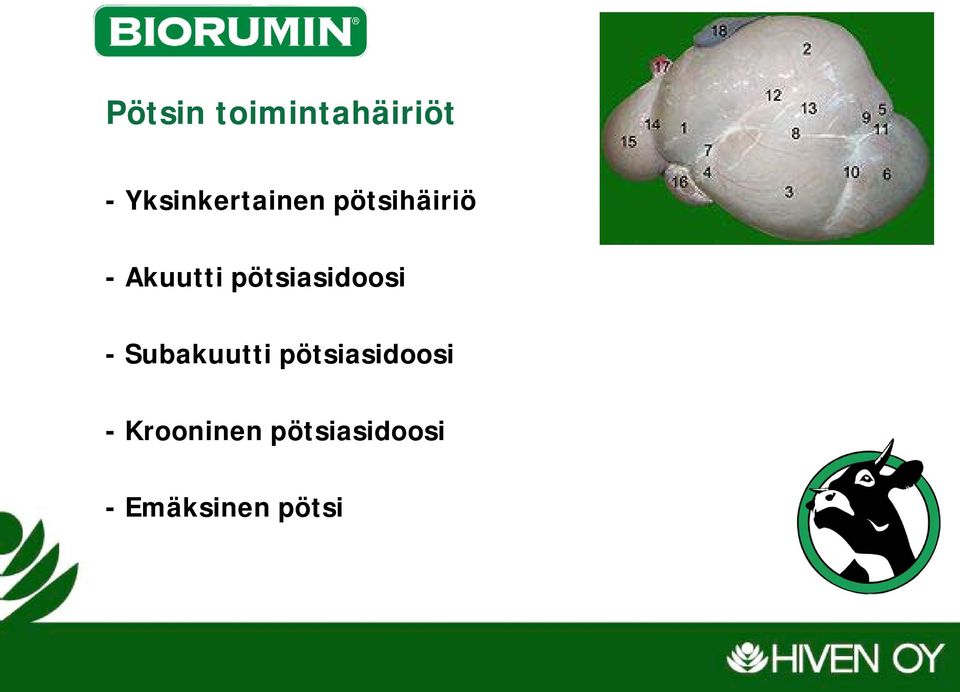 pötsiasidoosi - Subakuutti